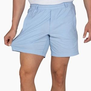Birddogs Oxford Boomstick Baby Blue Shorts 6”